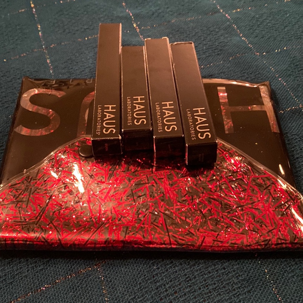 Haus laboratories makeup bag